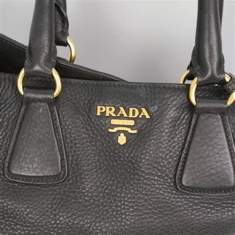 prada vitello daino tote brandy